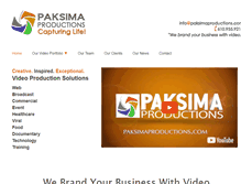 Tablet Screenshot of paksimaproductions.com